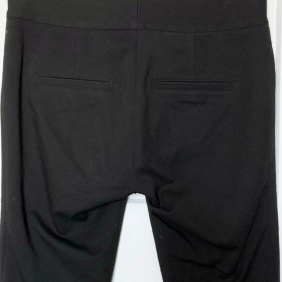 Veronica Beard Black Metro Kick Flare Stretch Ankle Pants Size 2 - Picture 6 of 9